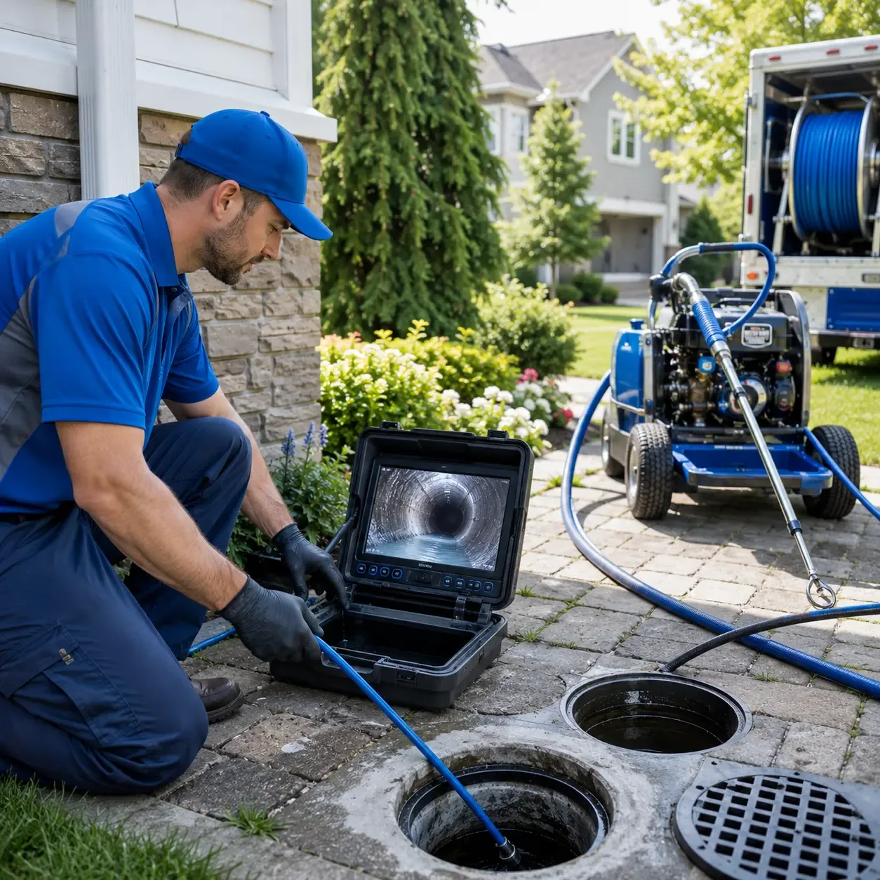 Outdoor drain cleaning professionals serving Eclectic, AL